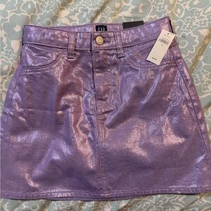 GAP Women's Purple Skirt